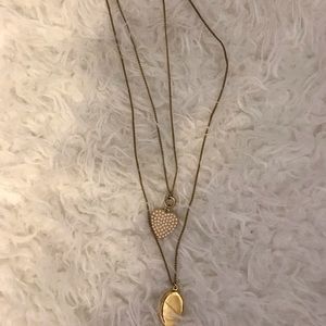 New With Tags Ann Taylor Heart Locket Necklace